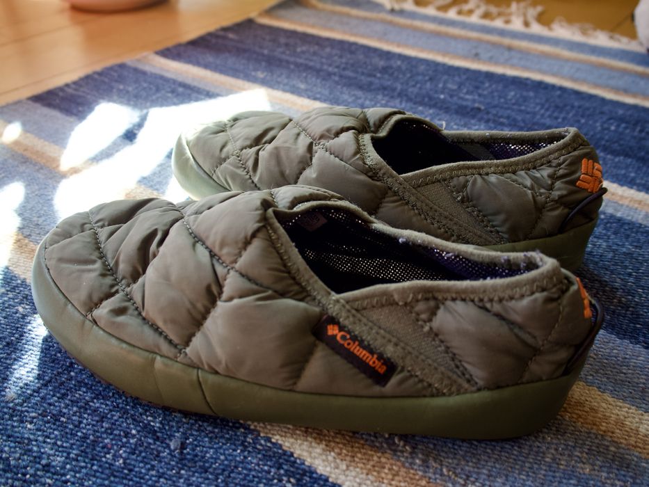 Columbia - Papuci de casa barbati, Textil, Kaki 40