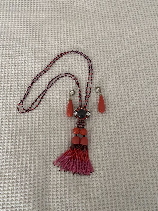 Оригинални ръчно изработени италиански колие и обеци Isabel Garsia