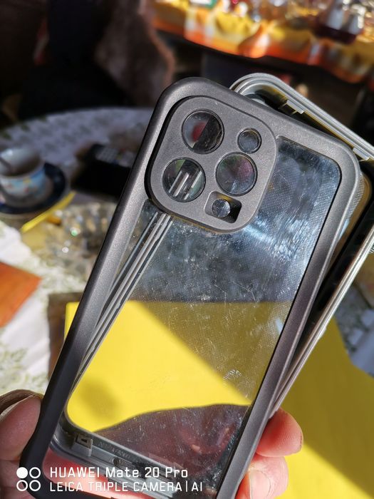 Водоустойчив калъф Body Glove Tidal за iPhone 13 Pro Max - черен/прозр