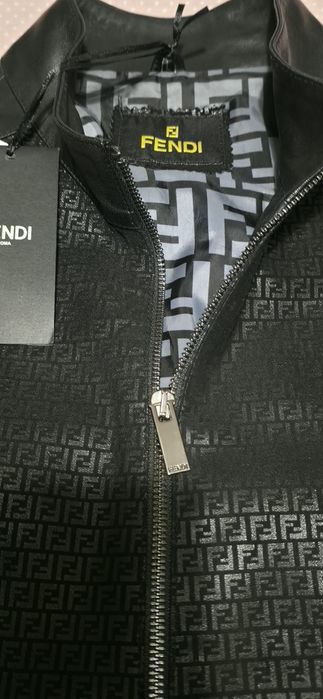 FENDI-Мъжко Кожено Яке.