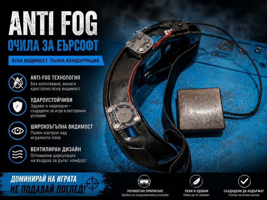ЕЪРСОФТ Гранати с Капси| Anti-fog Система