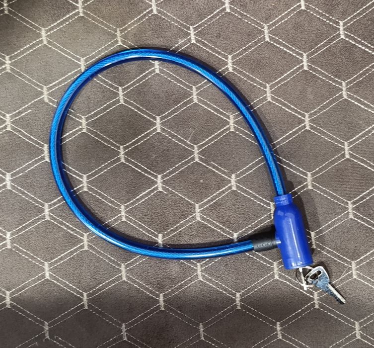 Замок велосипедный с тросом