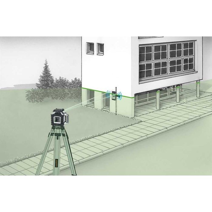 Ротационен лазер Quadrum DigiPlus GT M400 S със зелен лъч