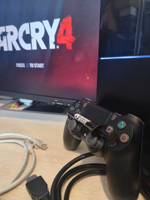 С ГАРАНЦИЯ 1Г Sony PlayStation 4 FAT SW 10.01 PS4 500GB профилактиран