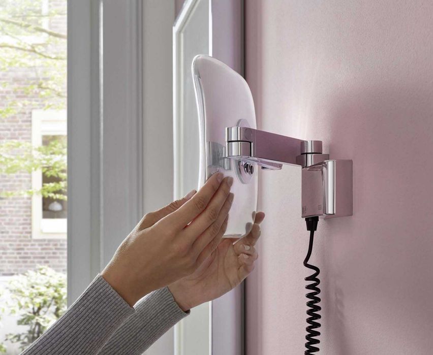 Emco evo Oglinda Led mareste 5X cosmetica barbierit negru salon SUPER