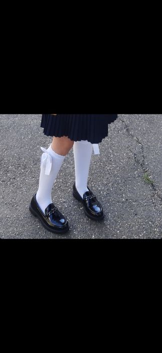 Pantofi fetite nr 35 cadou cei albi