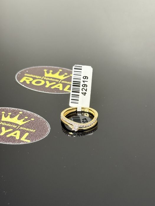 Bijuteria ROYAL : Inel AUR 14K NOU / 1.77 GR