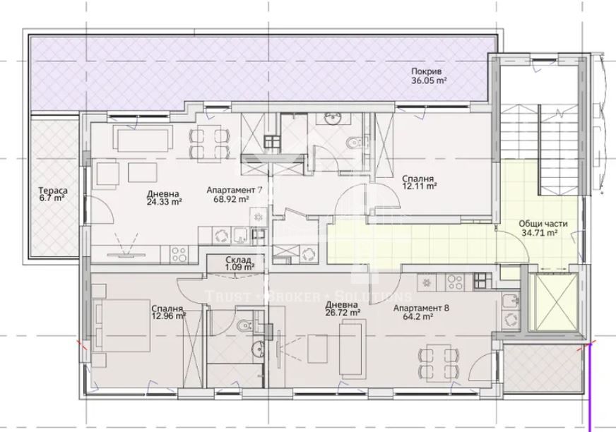 Продава се Двустаен апартамент в София, Левски - 84 кв.м за 1949 €/кв.м - Снимка #1