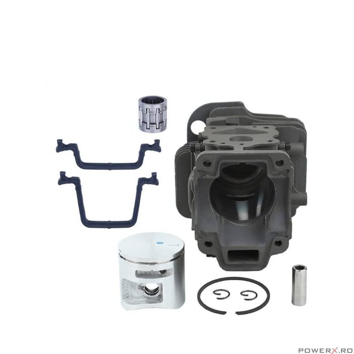 Set motor, kit cilindru pentru drujba HUS 445, 450, 44 mm, PowerX