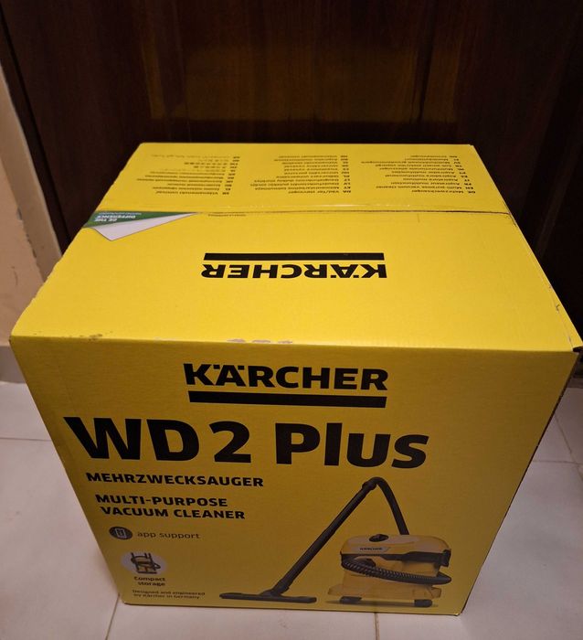 Прахосмукачка KÄRCHER WD2 PLUS нова