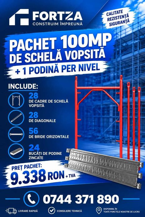 Schela metalica pentru constructii