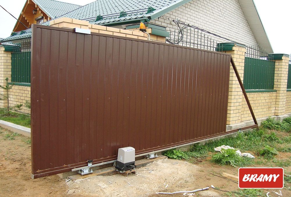 Дарвоза пултли. Раздвижные ворота. Откатные ворота  Ворота  автоматиче