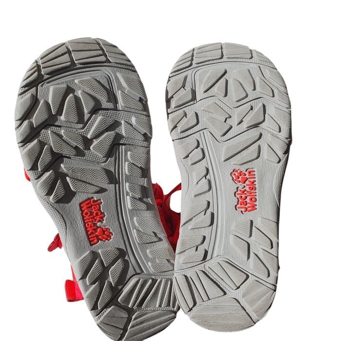 Sandale 29-30 Jack Wolfskin, Seven Seas 3 K, corai, pentru fete