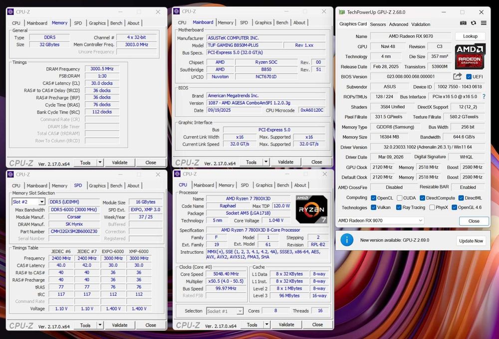 Placa video Asus RX 9070 Prime