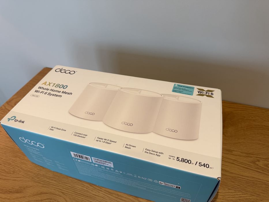 TP-Link Deco X20 AX1800 Wi-Fi 6 Mesh, 3 pack, cutie originală