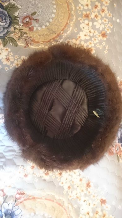 Ондатровая мужская шапка 58 размера на зиму