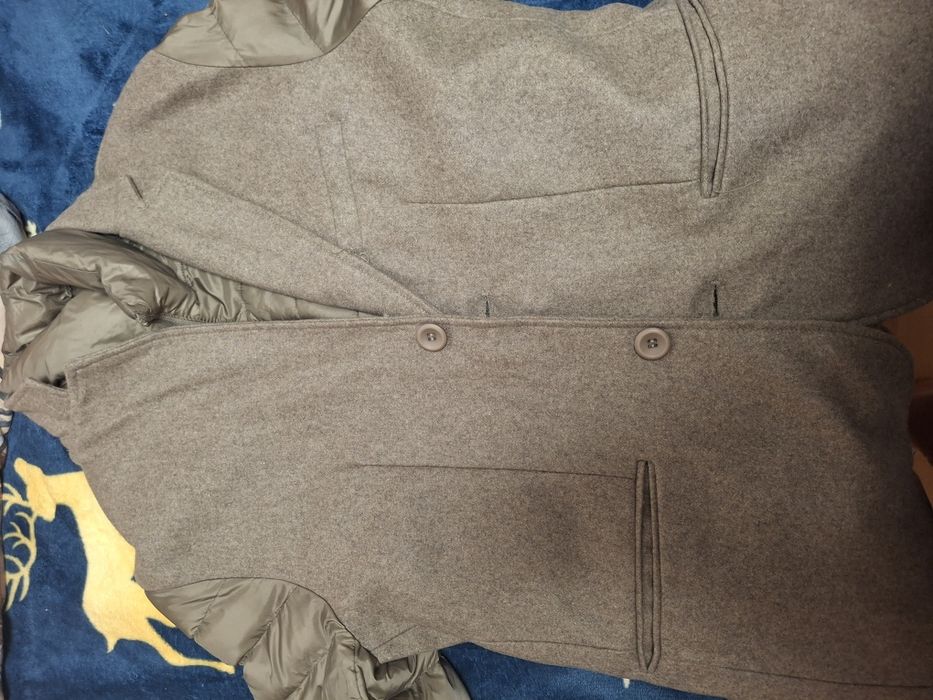 Geacă bărbați Y.Two Jeans XXL – lână + puffer, elegantă, stare foarte