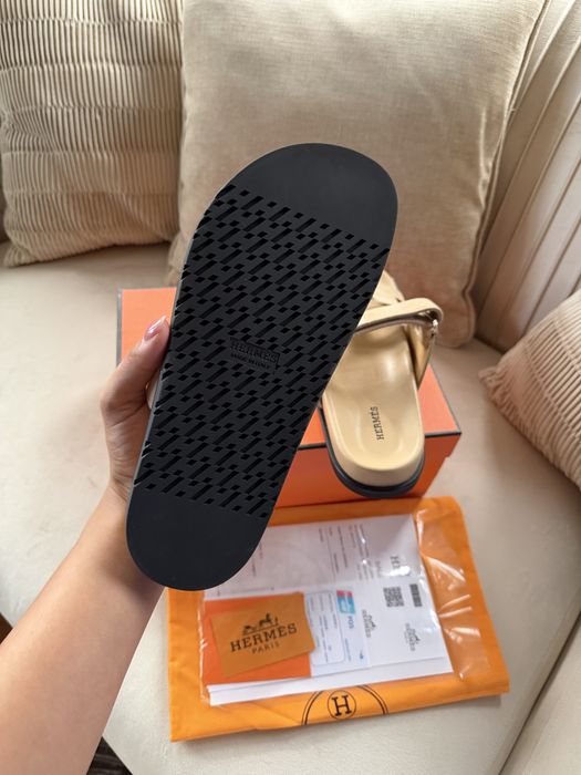 Papuci dama hermes chypre piele naturala