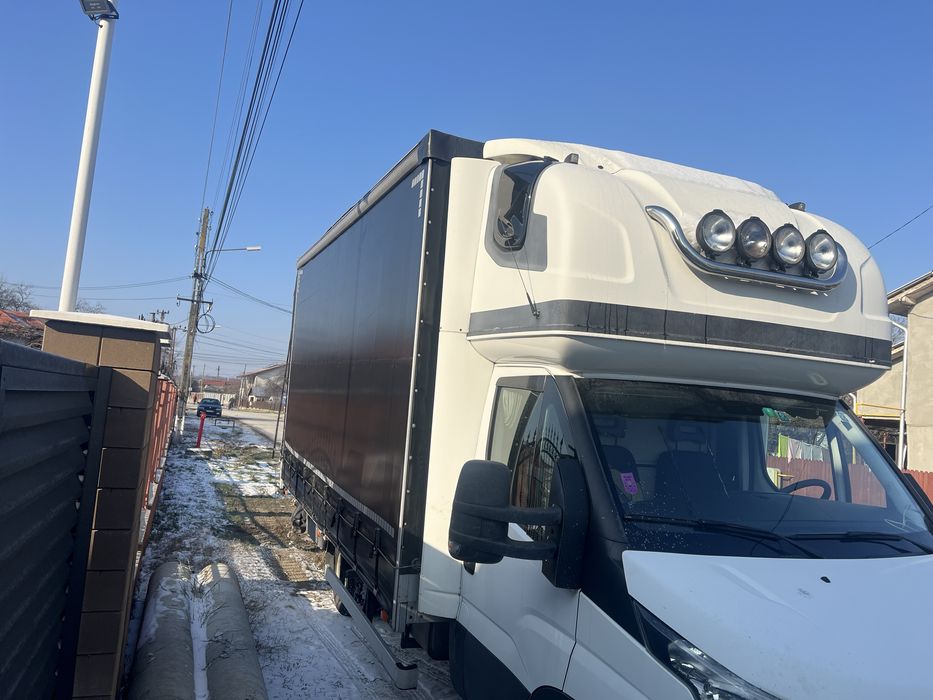 Bena cu prelata iveco,pat dormit