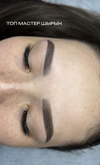 Перманентный макияж бровей