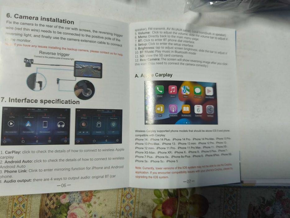 Navigatie Carplay cu display 10" universala