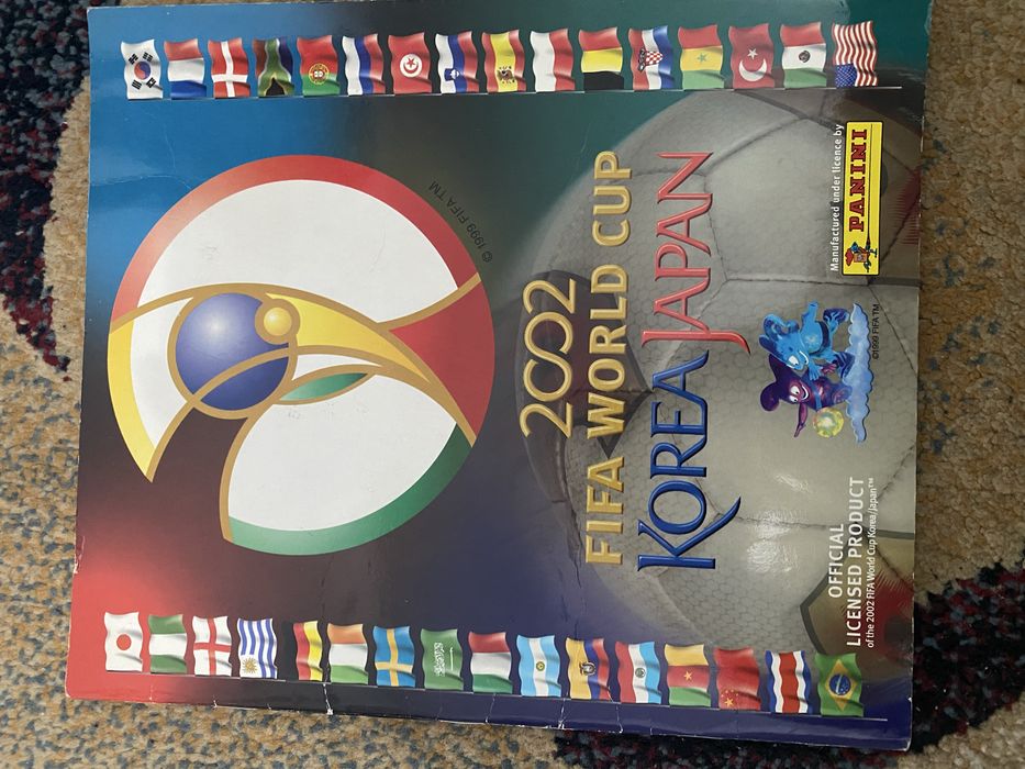 Panini FIFA World Cup 2002 Korea Japan Sticker Album Alba Iulia