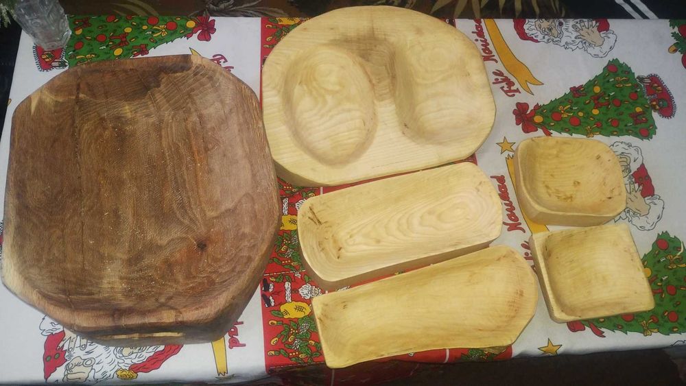 Плата и купи за ядки и мезета от дърво | Дървени плата и купи