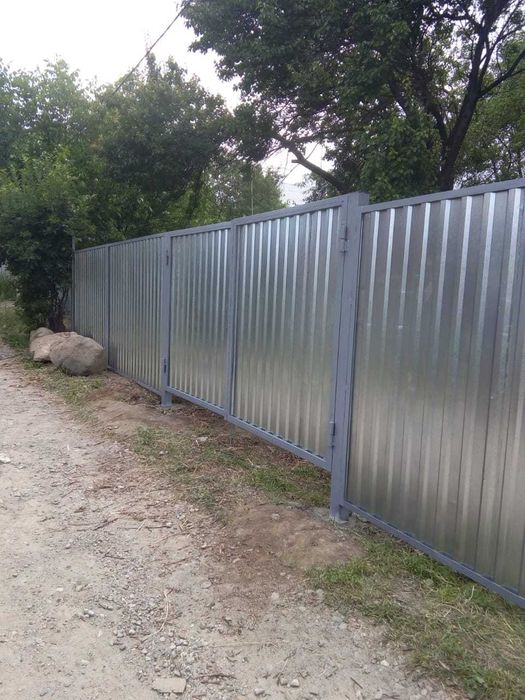 Монтаж Заборов из профнастила от 12 000 тг/кв.м