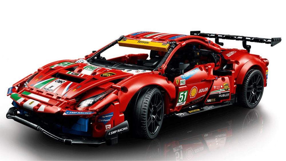 Ferrari 488 GTE Lego Technic Model