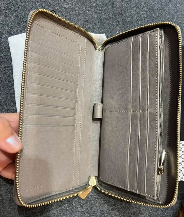 Голям дамски портфейл FURLA Babylon естествена кожа