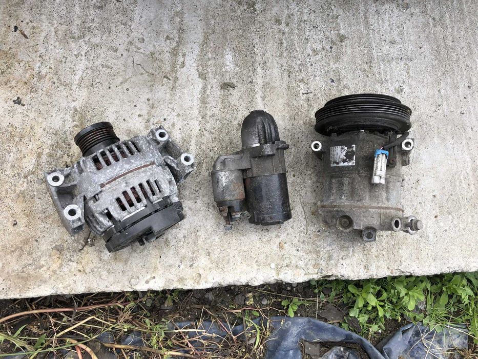 Alfa 159 alternator , electromotor , compresor ,  bară