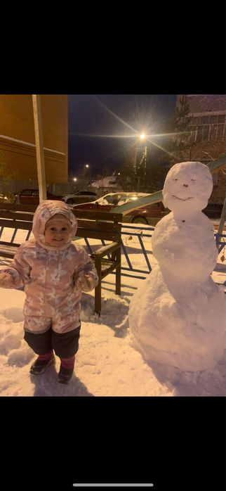 Комбинезон для девочки зима