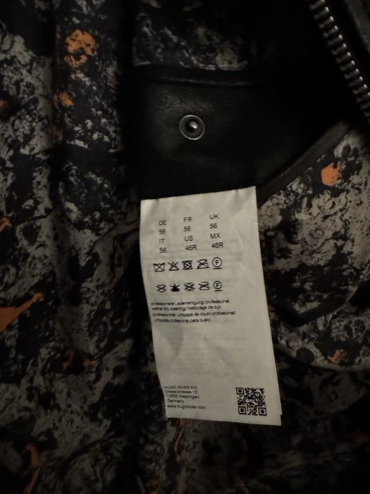 Geaca piele Hugo Boss