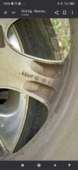 Джанти 17 спорт пакет + всесезонни гуми