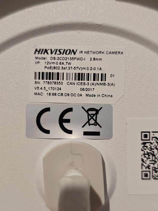 Vând camere supraveghere Hikvision  3 mp