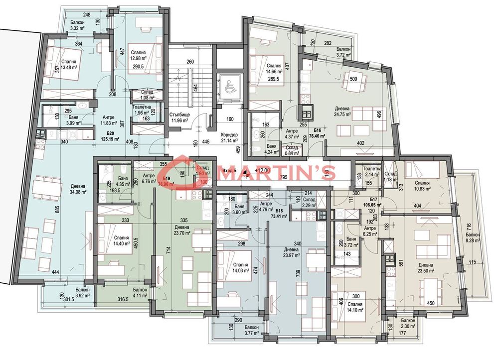 Продава се Двустаен апартамент в София, Сухата река - 76 кв.м за 1932 €/кв.м - Снимка #1