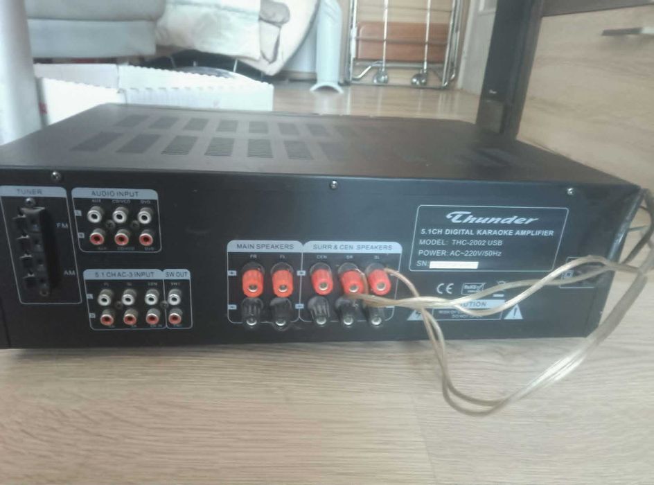 Thunder 5.1 Karaoke усилвател + 2 подови тонколони