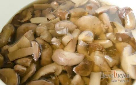 Грибы отварные замороженные