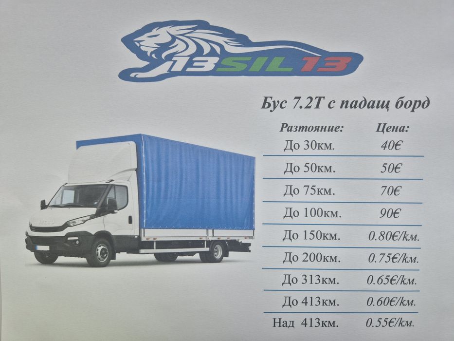 Бусове Транспортни услуги 13SIL13 ЕООД