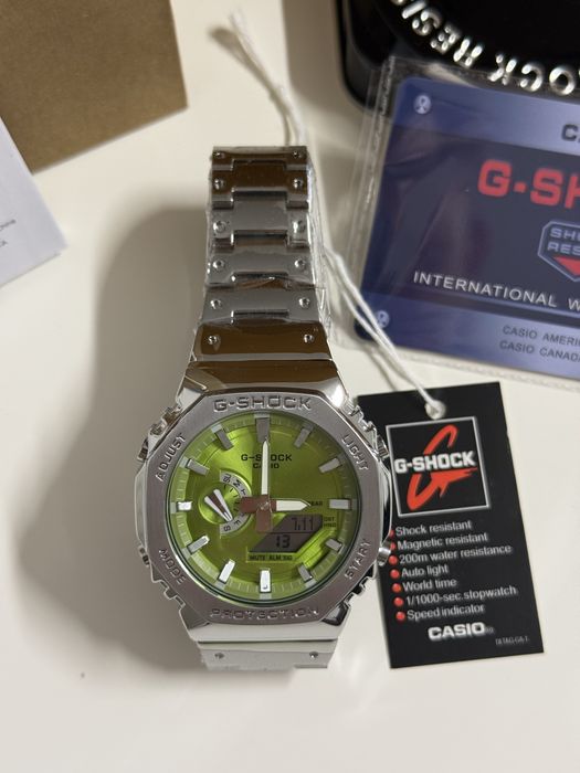 Casio G-SHOCK GM-2100 // Otel Inoxidabil // Verde