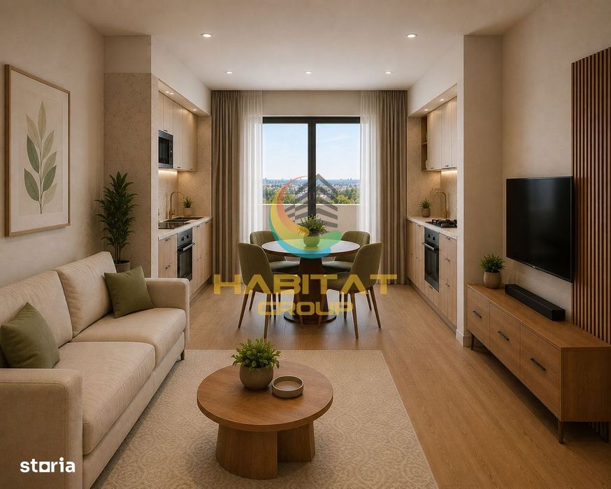Apartament 3 camere - metrou N.Teclu
