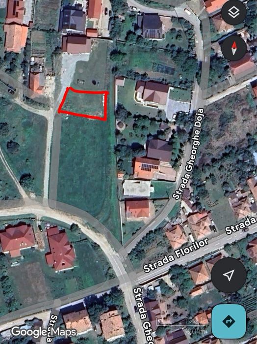 Teren intravilan 550MP  zona Parc