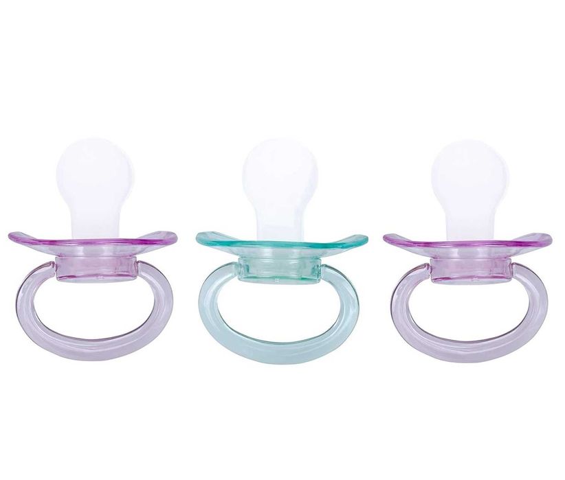 Set 72 suzete, biberon din Silicon, ortodontica, multicolor