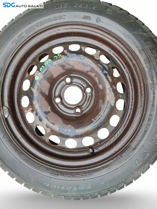 Set 4 Jante Janta Roata Roti Tabla 185 65 15 R15 M+S Opel Astra G 4-prezoane 1998 - 2007 (6JX15H2 ET49) [JNT0027]