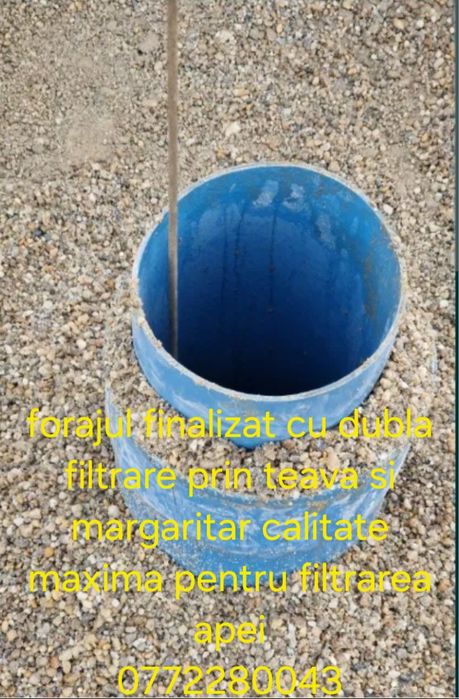 Executam foraje puturi de mica și mare adâncime