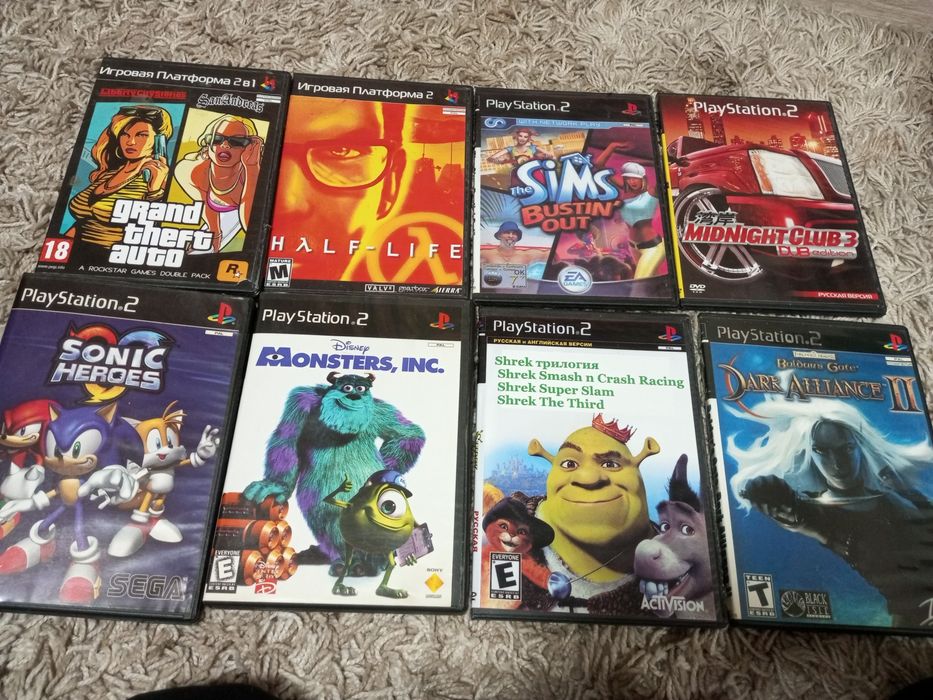 Продам игры для пс 2