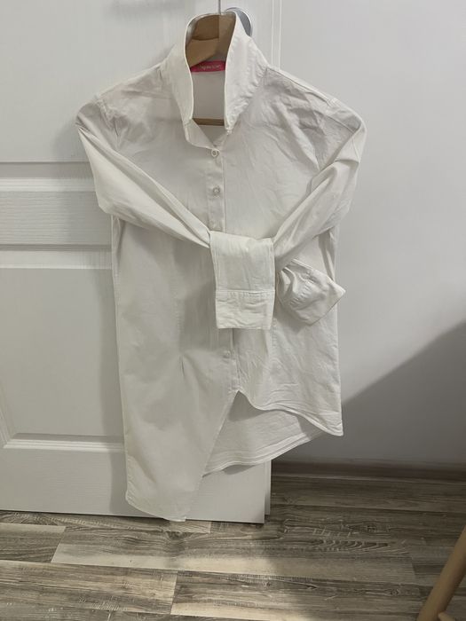 Асиметрична риза с дълъг ръкав