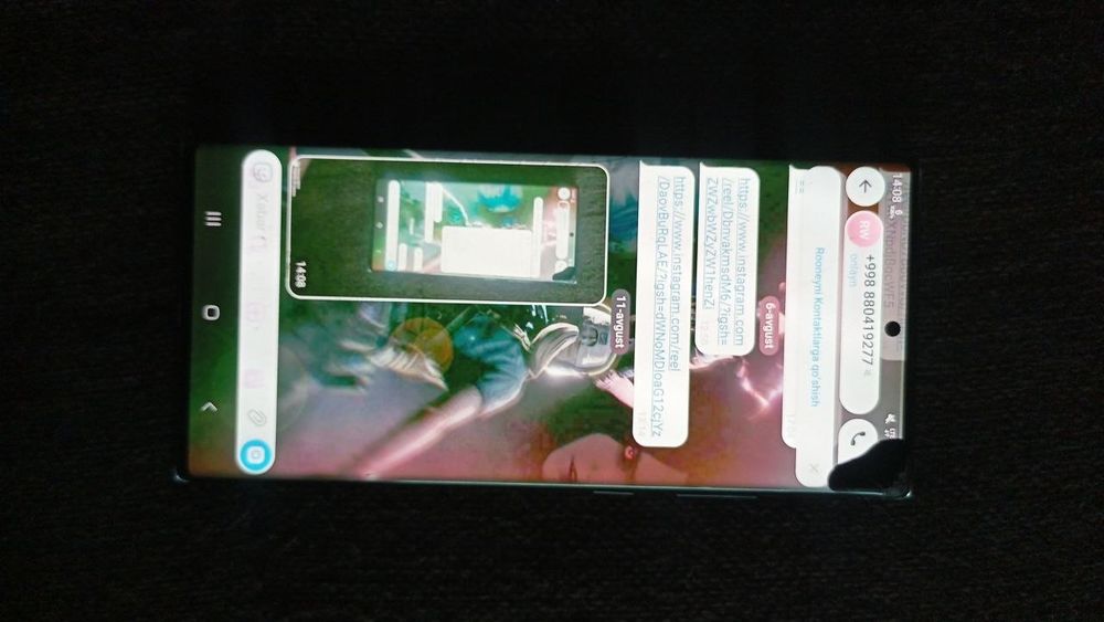 Samsung note 20 ultra  ekran sotiladi