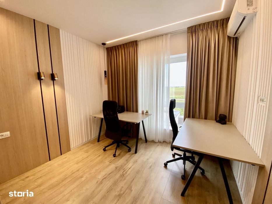 Vila noua cu bucatarie, cartier premium, padure, lac, centru Corbeanca