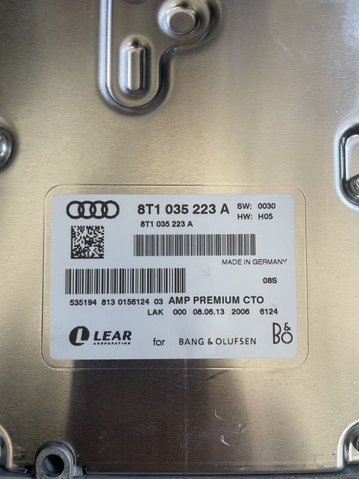 Amplificator audio Bang olufsen Audi a4 a5 b8